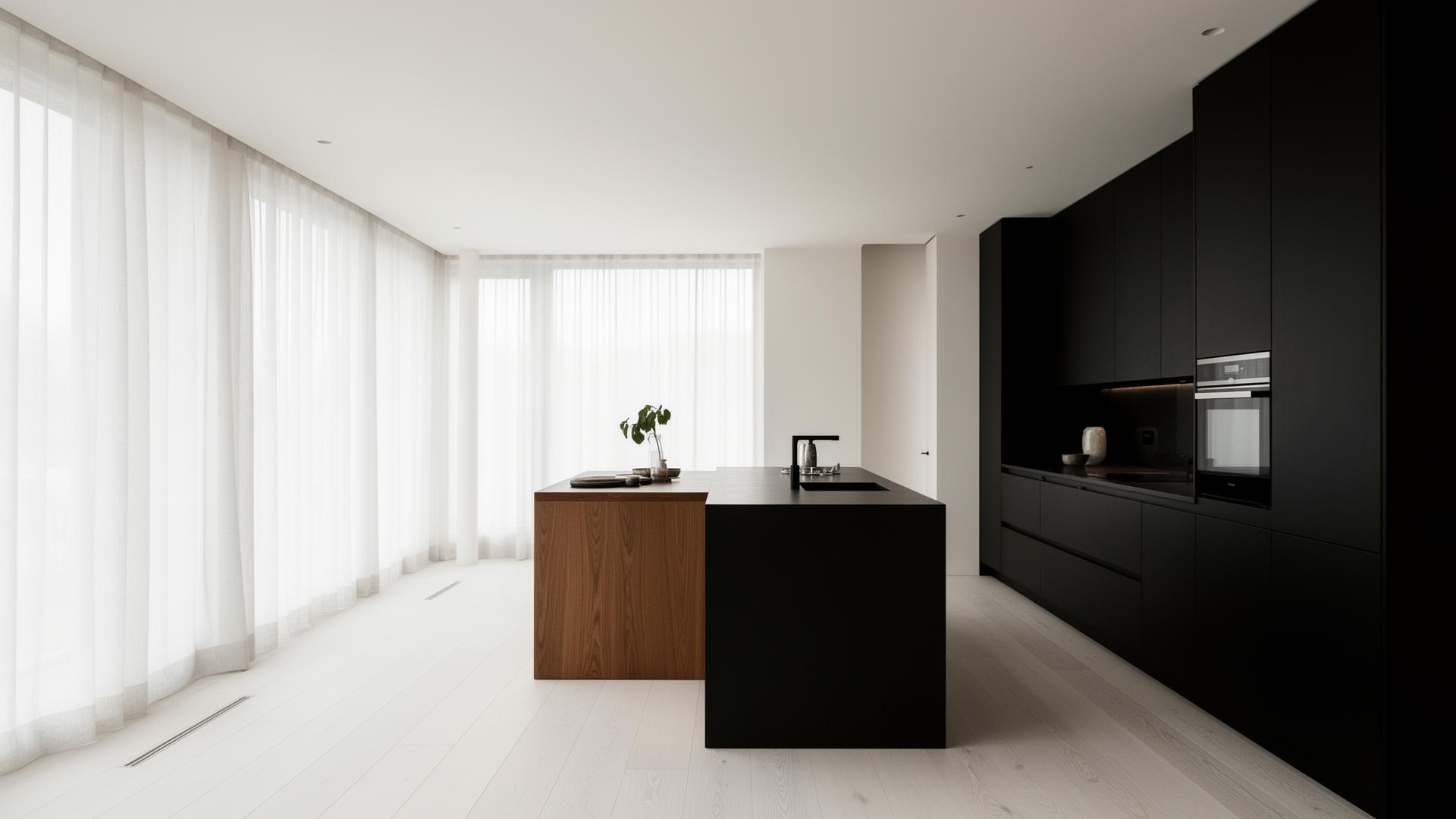 Completed interior of a renovated home